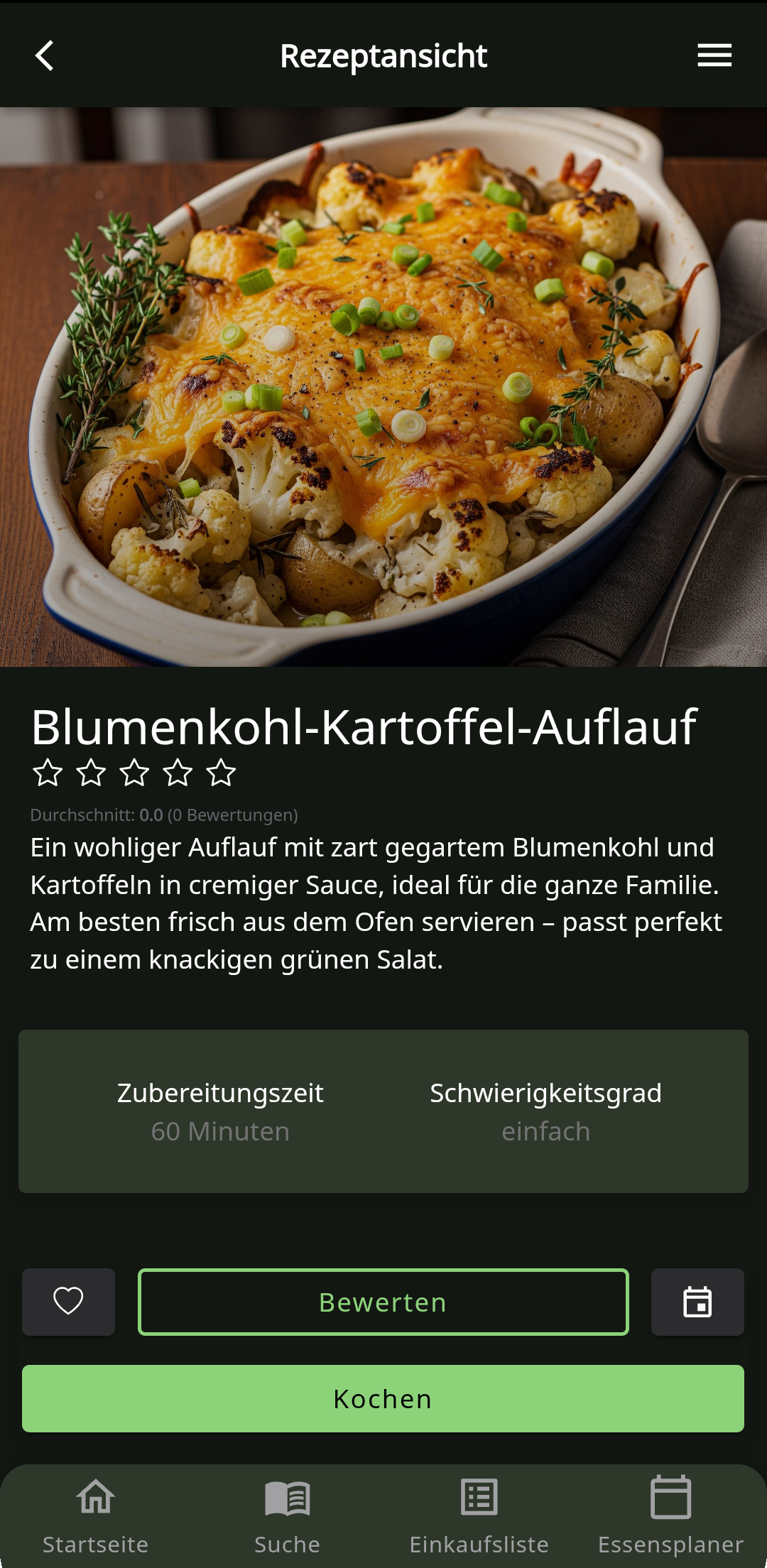 Rezeptansicht